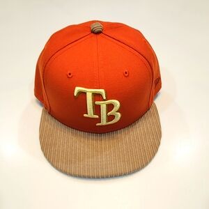 RAYS|New Era 9FIFTY Snapback|Autumn Wheat Colorway|Courduroy Brim Silver Under